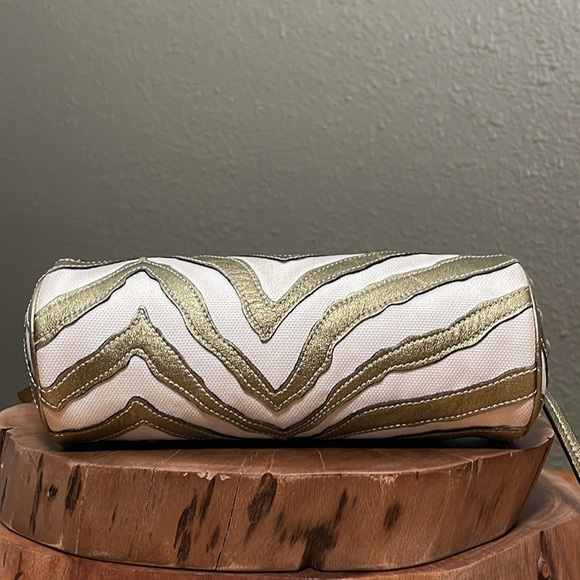 RARE COACH ZEBRA & STUD MINI BARREL CROSSBODY - Picture 5 of 13